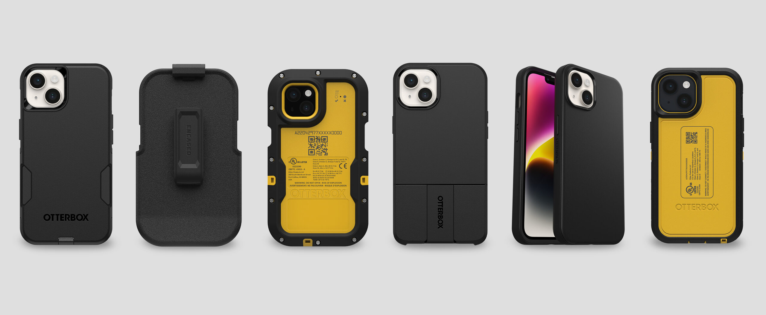 Six phone cases from OtterBusiness
